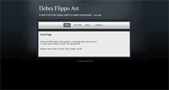 Desktop Screenshot of debraflippoart.com