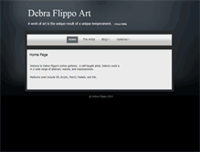 Tablet Screenshot of debraflippoart.com